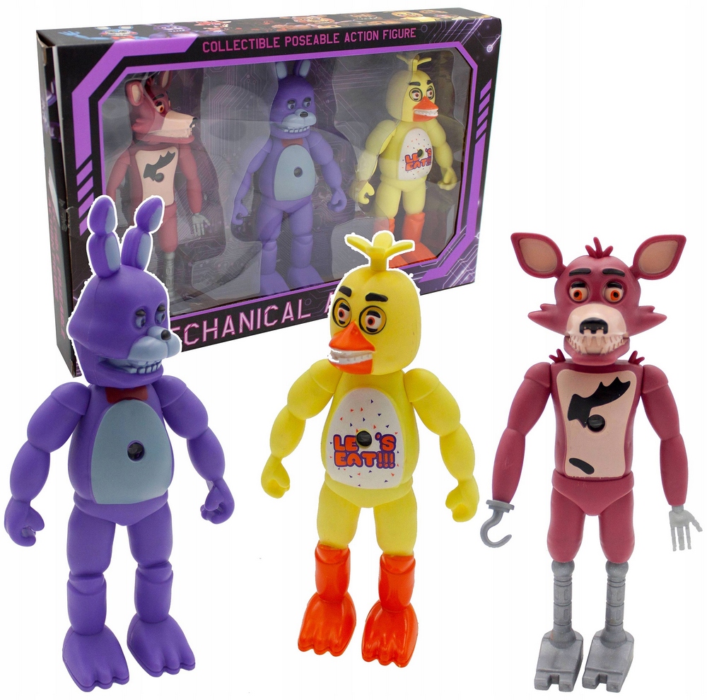 Päť nocí AT freddy's zestaw figurek chica Foxy
